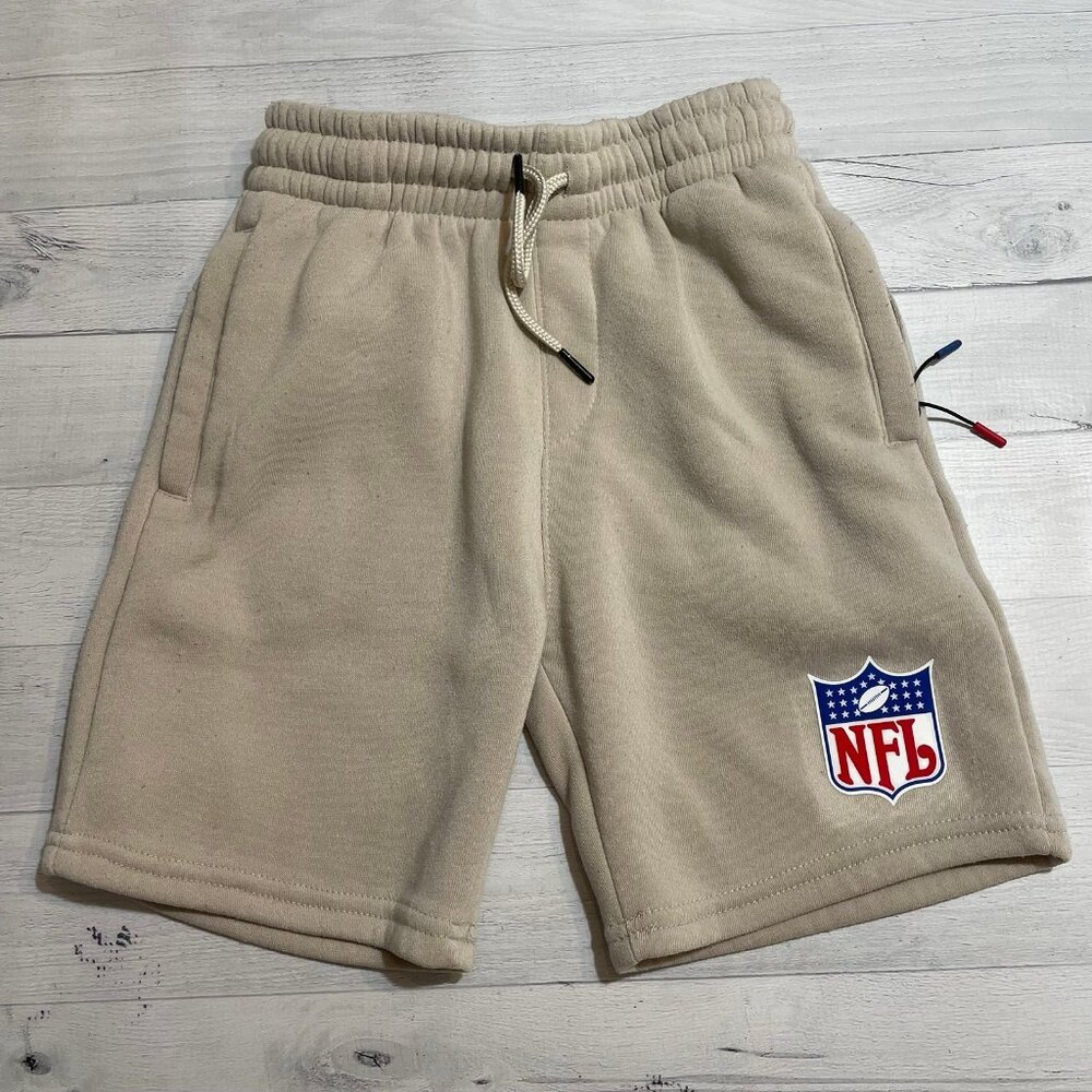 NFL beige logo shorts‎ youth size 8